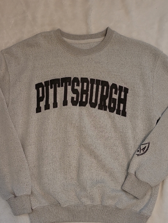 Tops - Pittsburgh Crewneck Sweatshirt - Light Brown